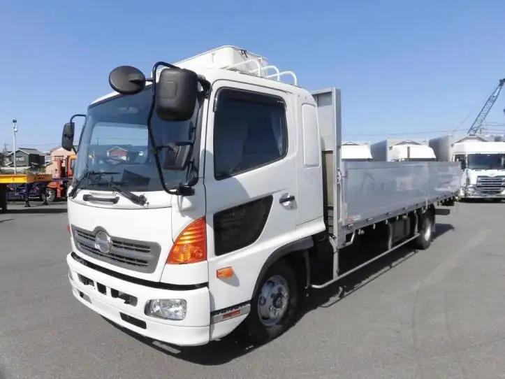 日野 レンジャー 中型/増トン 平ボディ アルミブロック ベッドの中古トラック画像1
