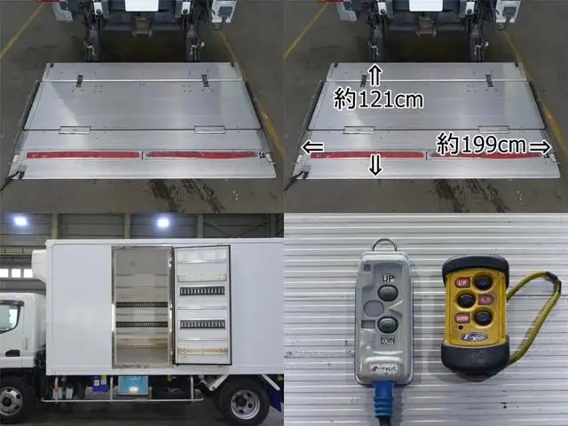三菱 キャンター 小型 冷凍冷蔵 低温 パワーゲートの中古トラック画像7