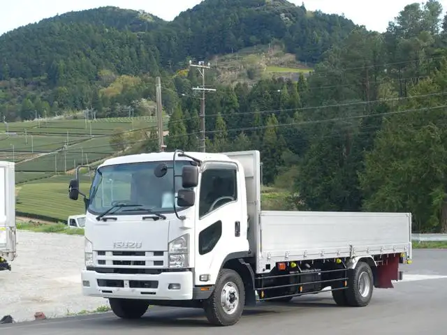 いすゞ フォワード 中型/増トン 平ボディ アルミブロック PKG-FSR34S2の中古トラック画像1