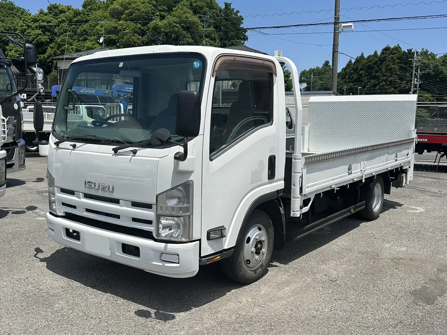 いすゞ エルフ 小型 平ボディ パワーゲート TKG-NNR85AR の中古トラック【車両No.165033】