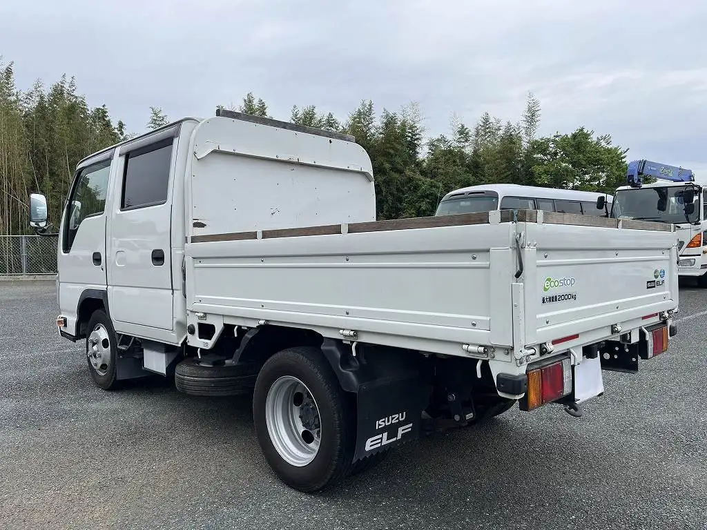 いすゞ エルフ 小型 平ボディ Wキャブ 2RG-NJR88Aの中古トラック画像4