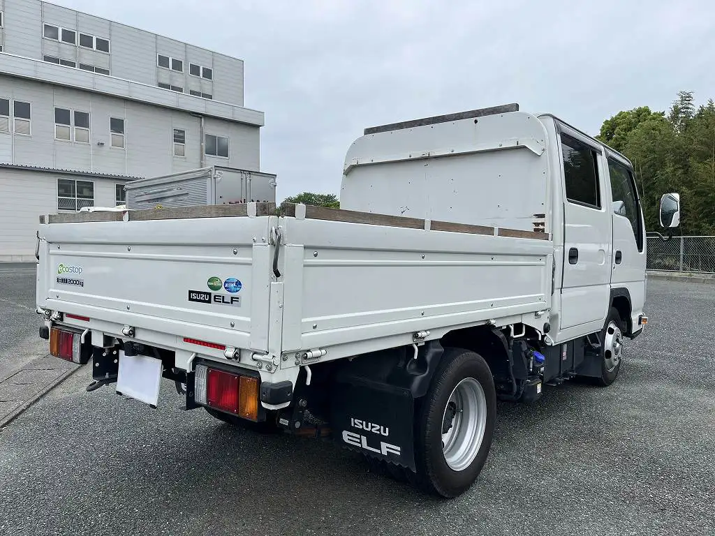 いすゞ エルフ 小型 平ボディ Wキャブ 2RG-NJR88Aの中古トラック画像3