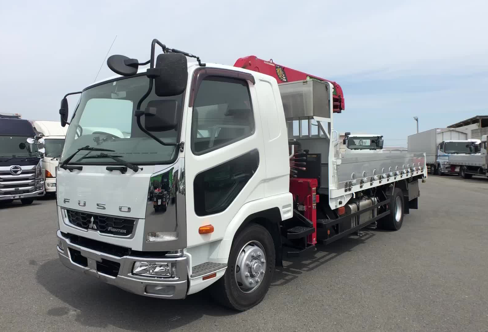 三菱 ファイター 中型/増トン クレーン付 標準 QKG-FK62FZ