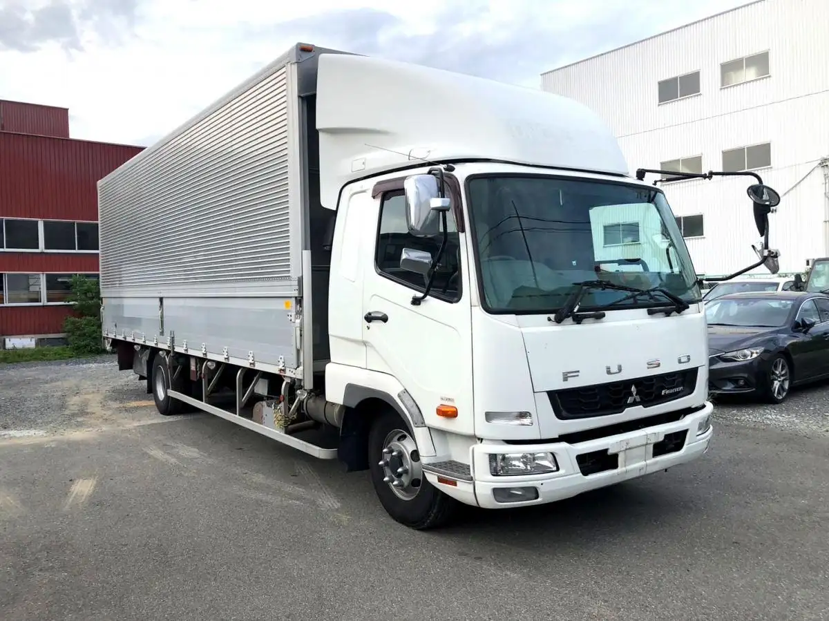 三菱 ファイター 中型/増トン ウイング ベッド TKG-FK64Fの中古トラック画像3