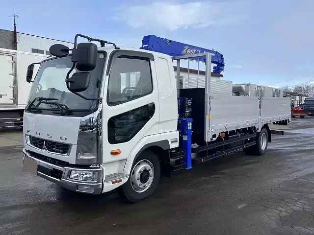 三菱 ファイター 中型/増トン クレーン付 アルミブロック 4段の中古トラック画像1