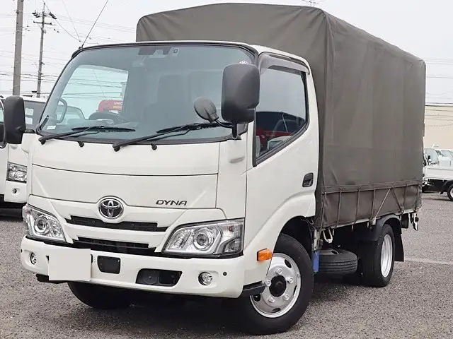 トヨタ ダイナ 小型 平ボディ 幌 2PG-XZU605の中古トラック画像1