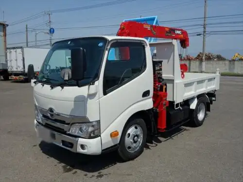 日野 デュトロ 小型 ダンプ クレーン付き 2RG-XZU600Tの中古トラック画像1