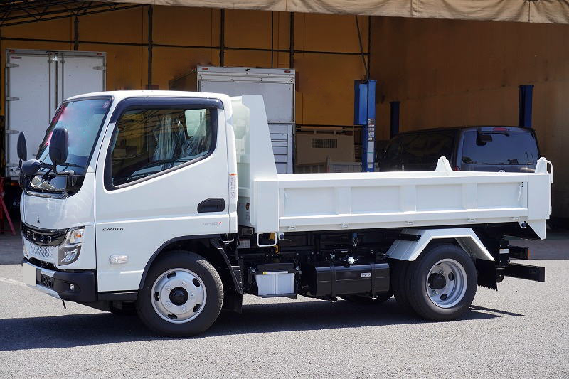 三菱 キャンター 小型 ダンプ ローダー 強化 の中古トラック【車両No.165223】