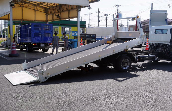 三菱 キャンター 小型 車両重機運搬 ラジコン フックインの中古トラック画像4