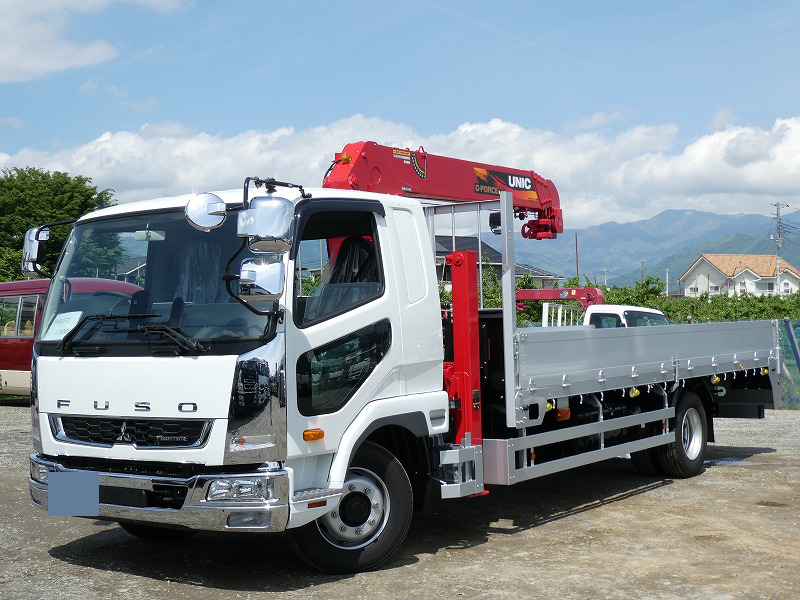 三菱 ファイター 中型/増トン 車両重機運搬 セルフローダー 2KG-FK62FZ