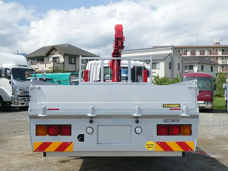 三菱 ファイター 中型/増トン 車両重機運搬 4段クレーン ラジコンの中古トラック画像3