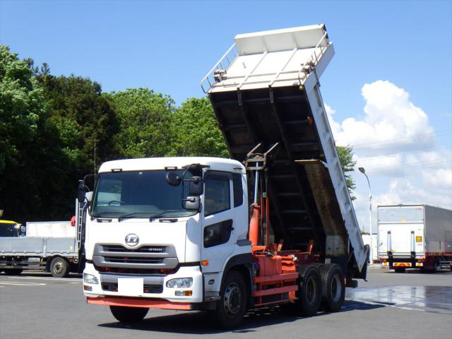 日産UD クオン 大型 ダンプ コボレーン ベッド｜画像1