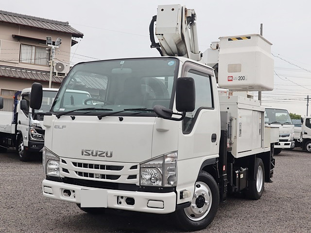 いすゞ エルフ 小型 高所・建柱車 高所作業車 TPG-NKS85AN