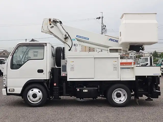 いすゞ エルフ 小型 高所・建柱車 高所作業車 TPG-NKS85ANの中古トラック画像6
