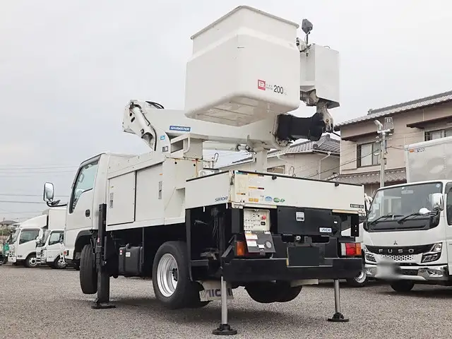 いすゞ エルフ 小型 高所・建柱車 高所作業車 TPG-NKS85ANの中古トラック画像7
