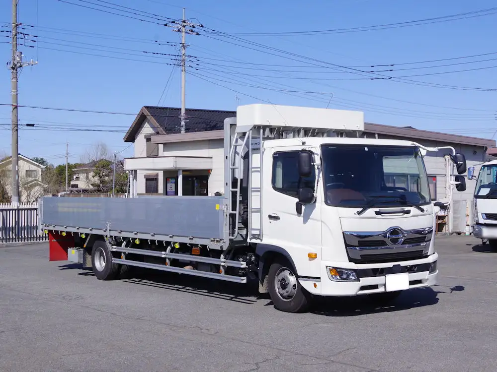 日野 レンジャー 中型/増トン 平ボディ アルミブロック エアサスの中古トラック画像2