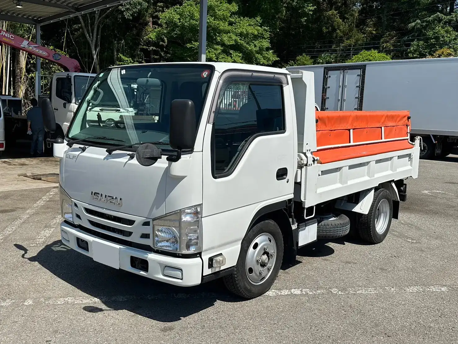 いすゞ エルフ 小型 ダンプ 強化 コボレーンの中古トラック画像1