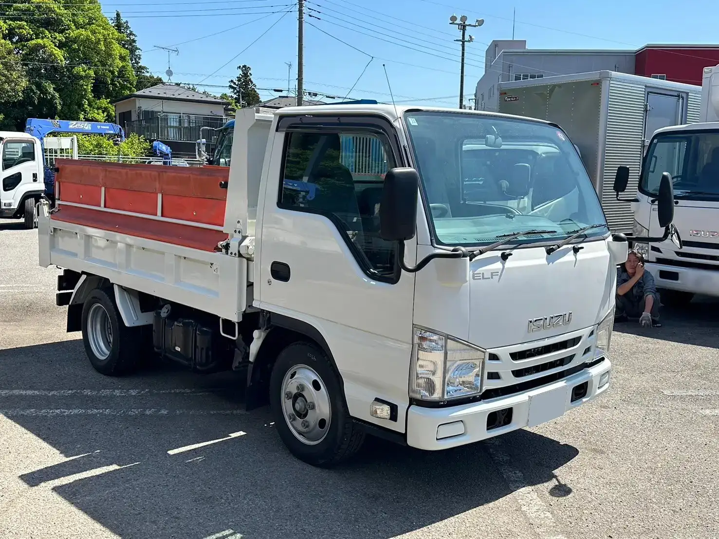 いすゞ エルフ 小型 ダンプ 強化 コボレーンの中古トラック画像2