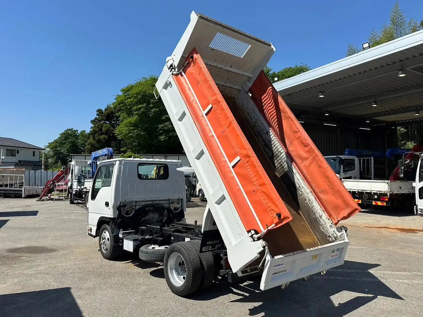 いすゞ エルフ 小型 ダンプ 強化 コボレーンの中古トラック画像6
