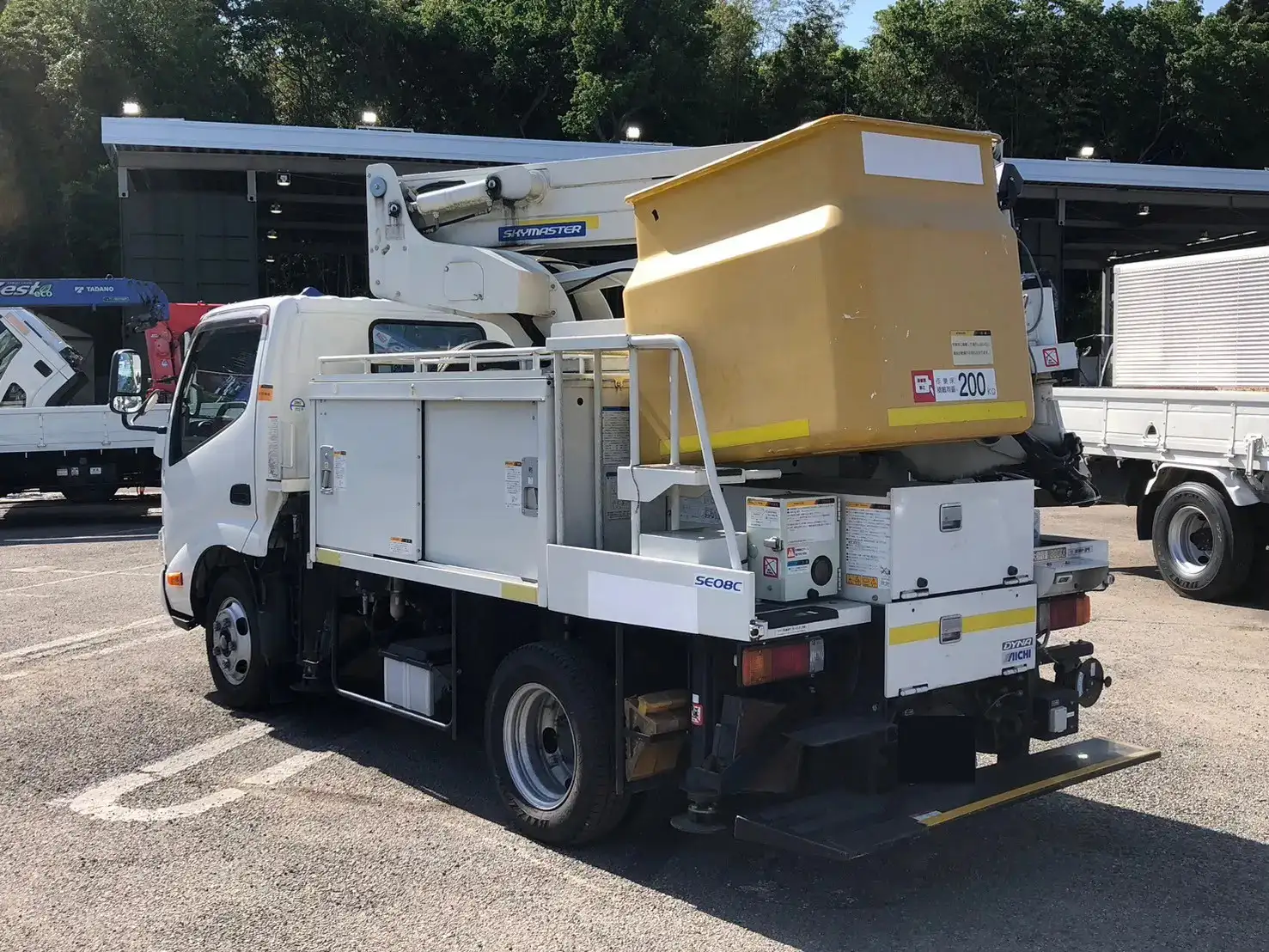 トヨタ ダイナ 小型 高所・建柱車 高所作業車 電工仕様の中古トラック画像5