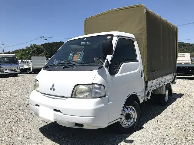 三菱 デリカ 小型 平ボディ 幌 GC-SK82TMの中古トラック画像1