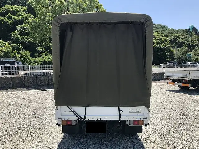 三菱 デリカ 小型 平ボディ 幌 GC-SK82TMの中古トラック画像3