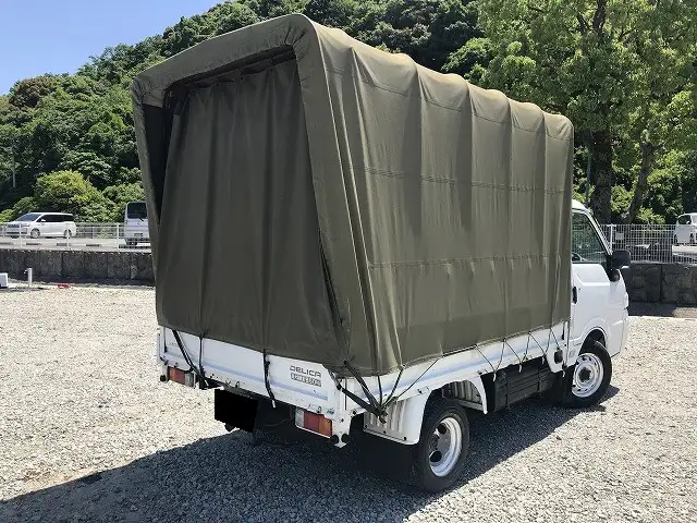三菱 デリカ 小型 平ボディ 幌 GC-SK82TMの中古トラック画像2