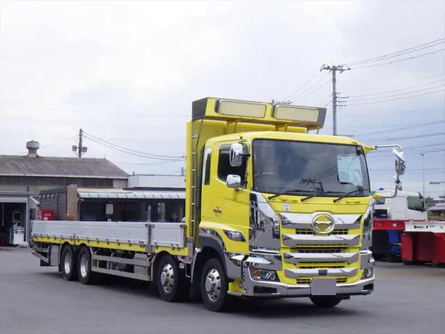 日野 プロフィア 大型 平ボディ 床鉄板 アルミブロックの中古トラック画像2