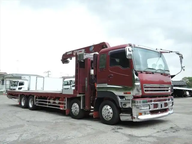 いすゞ ギガ 大型 車両重機運搬 セルフローダー PJ-CYH51W6 の