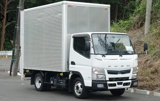 三菱 キャンター 小型 アルミバン パワーゲート TPG-FBA00の中古トラック画像1