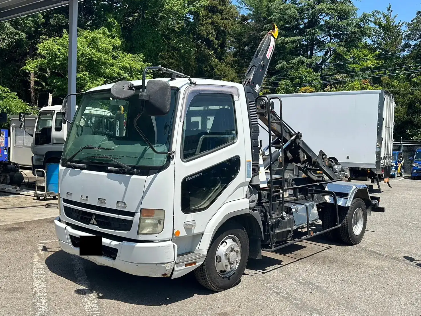 三菱 ファイター 中型/増トン アームロール ツインホイスト PDG-FK71R の中古トラック【車両No.165375】