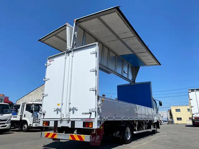 三菱 ファイター 中型/増トン ウイング ベッド 2KG-FK62Fの中古トラック画像11