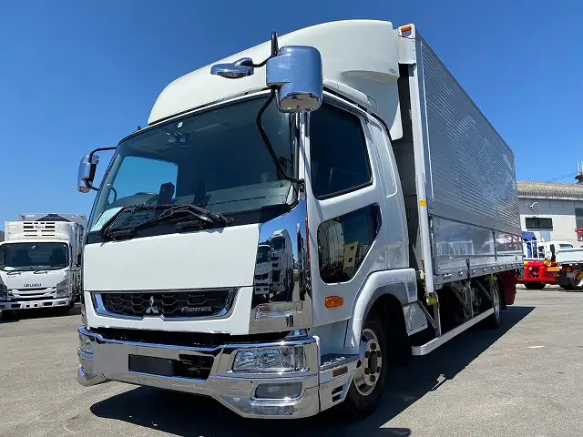 三菱 ファイター 中型/増トン ウイング ベッド 2KG-FK62Fの中古トラック画像1
