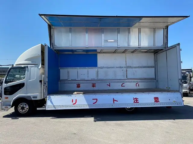 三菱 ファイター 中型/増トン ウイング ベッド 2KG-FK62Fの中古トラック画像12