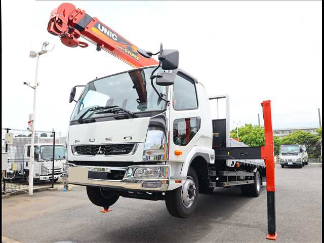 三菱 ファイター 中型/増トン 車両重機運搬 セルフローダー 2KG-FK62FZ