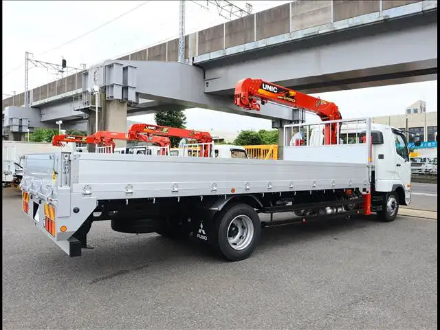 三菱 ファイター 中型/増トン 車両重機運搬 4段クレーン ラジコンの中古トラック画像3