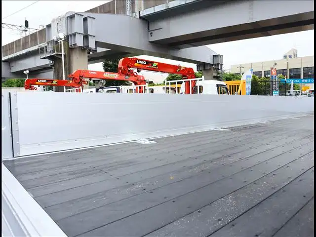 三菱 ファイター 中型/増トン 車両重機運搬 4段クレーン ラジコンの中古トラック画像6