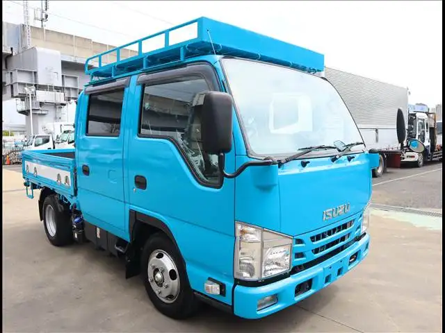 いすゞ エルフ 小型 平ボディ Wキャブ 2RG-NJR88Aの中古トラック画像2