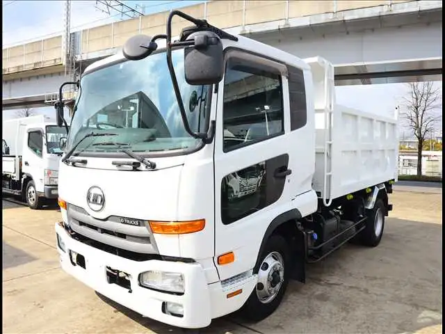 日産UD コンドル 中型/増トン ダンプ 土砂禁 ステンレス張りの中古トラック画像1