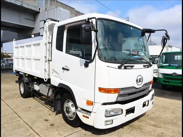 日産UD コンドル 中型/増トン ダンプ 土砂禁 ステンレス張りの中古トラック画像2