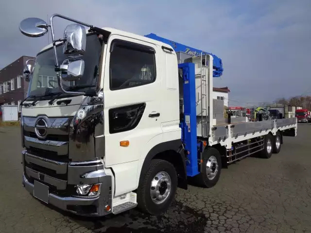 日野 プロフィア 大型 車両重機運搬 セルフローダー 2DG-FW1AHC