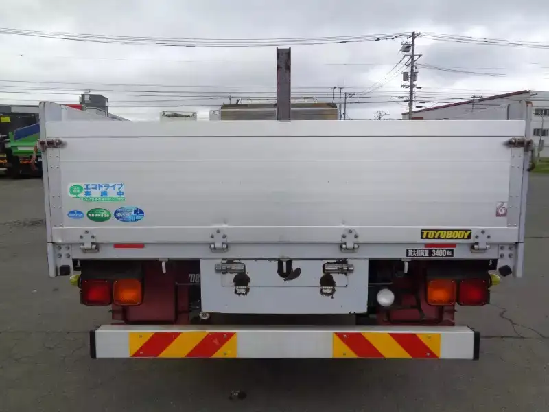 日産UD コンドル 中型/増トン 平ボディ アルミブロック ベッドの中古トラック画像3