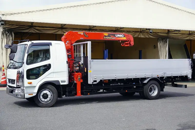 三菱 ファイター 中型/増トン クレーン付 アルミブロック 4段 の中古トラック【車両No.165552】