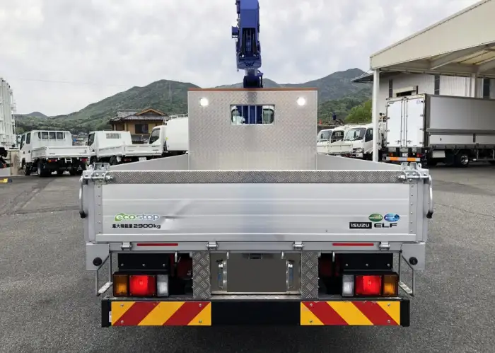 いすゞ エルフ 小型 クレーン付 床鉄板 アルミブロックの中古トラック画像3
