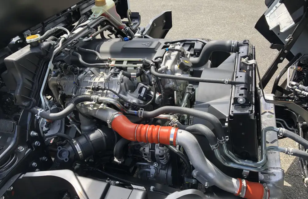 三菱 キャンター 小型 車両重機運搬 ラジコン ウインチの中古トラック画像19