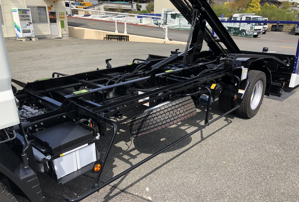 三菱 キャンター 小型 車両重機運搬 ラジコン ウインチの中古トラック画像12