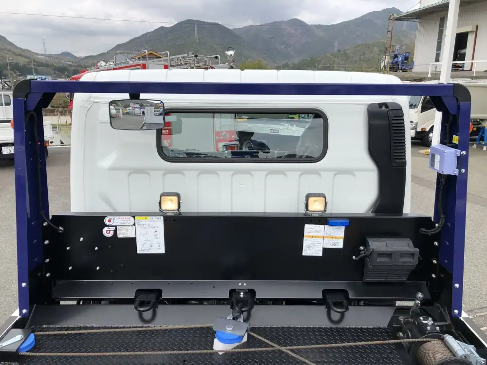 三菱 キャンター 小型 車両重機運搬 ラジコン ウインチの中古トラック画像7