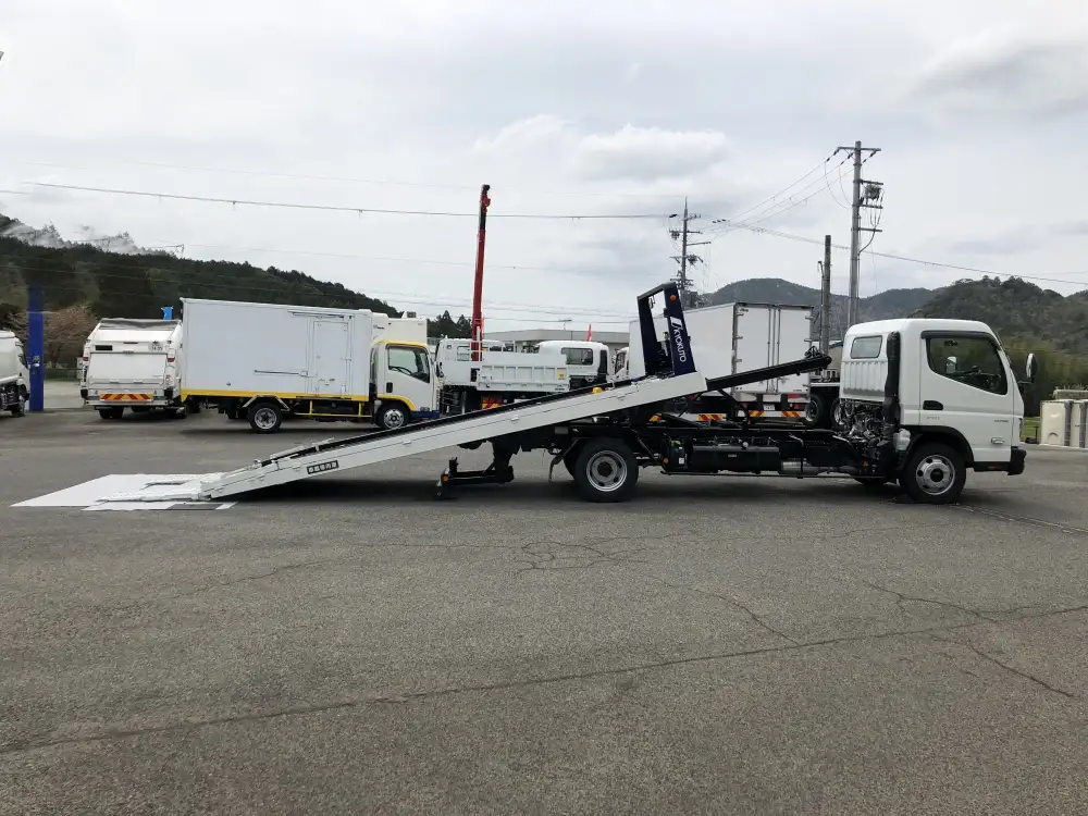 三菱 キャンター 小型 車両重機運搬 ラジコン ウインチの中古トラック画像3