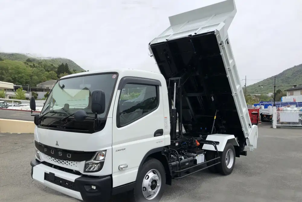 三菱 キャンター 小型 ダンプ ローダー 2PG-FEBM0 の中古トラック【車両No.165726】
