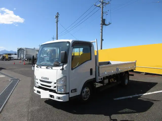 いすゞ エルフ 小型 平ボディ 床鉄板 TRG-NMR85ARの中古トラック画像1